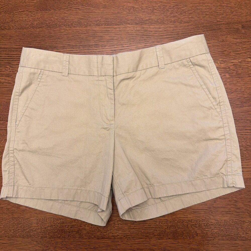 J Crew Shorts Womens 8 Khaki Chinos